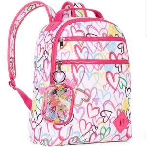 Multi-colored Heart Backpack
